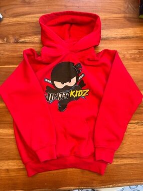 NinjaKidz Red Hooded Sweatshirt